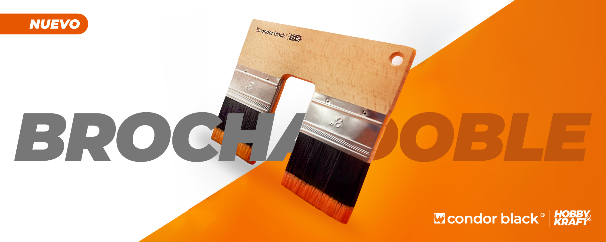 BROCHA DOBLE PARA LIMEWASH